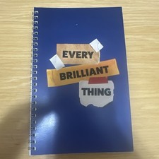 Every Brilliant Thing Broadway Notebook Rare Tony Voter Promo Exclusive NEW picture