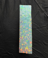 Raw White Opal Slab: Red Blue Fire, Handmade Jewelry Making (55.50x14x4 MM) picture