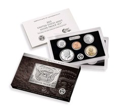 IN HAND 2025 S US Mint Silver Proof Set 10 Coin w/ Box , COA & PENNY 25RH Coins picture