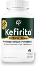 Kefirito 60 Kefir Powder Veggie Capsules For 30 Days Supply Nutrient Probiotic $ picture