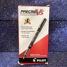 Pilot Precise V5 Stick Rollerball (12 Ct) Pen - Extra Fine Point- Black - picture