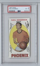 1969 Topps Gail Goodrich #2 PSA 6 picture
