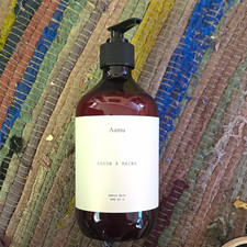 Aamu Ambre Noir Savon à Mains Luxury Hand Wash Liquid Soap Amber Bottle 490ml picture
