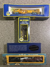 Vintage AHM HO Scale LotOf-Poles,Track,Maintenance,Crane&BoomCars SeeDescrip NIB picture