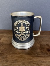 1978 Chicago Water Tower Stein Vintage Pewter Beer Mug Letter Carriers 51st Fest picture