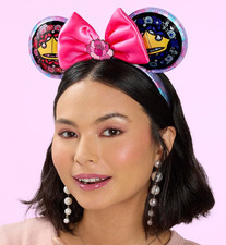 EXCLUSIVE Loungefly Sleeping Beauty Aurora Stained Glass Ears NWT - SOLD OUT picture