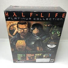HALF-LIFE PLATINUM COLLECTION 2001 PC CD-Rom Big Box Video Game NEW SEALED RARE picture