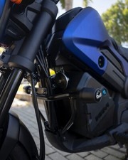 HONDA NAVI 110 BLACK CRASH BAR SLIDER - NVA110B picture