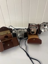 Eastman Kodak Vintage Antique Starmatic, Pony 135, Lot Of 2, With Leather Bag picture