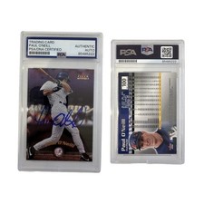 2000 Paul O’Neill Autographed Fleer Skybox Mystique #100 PSA Auto Authentic picture