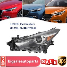 Headlight For 2017-2018 Mazda 3 LED Headlamp Assembly with Bulb Left Driver Side picture