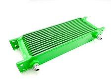 Speedline'z Motorsports High Perf. Bright Lime Powder Coated 13 Row Oil Cooler picture