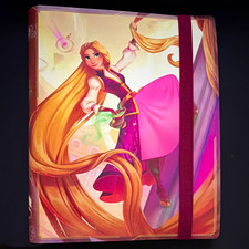 Ravensburger Disney Lorcana Rapunzel Binder ONLY picture