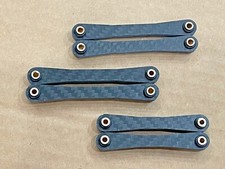 6pcs Carbon Fiber Steering & Suspension Link Set for Arrma Senton Mega  picture