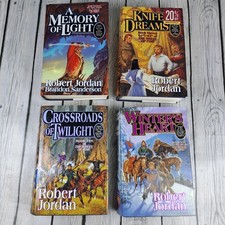 Robert Jordan Wheel of Time 4-Book Hardcover Lot ALL 1st Editions picture