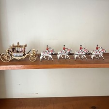 Britains Ltd Queens Coronation State Coach Set with Horse Team and Riders Intact picture