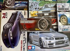 1:24 Nissan Skyline GT-R Models Kits Lot Tamiya Fujimi Aoshima JDM + Gifts picture