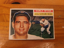1956 Topps #187 Early Wynn Indians Low-Grade Crease HOF picture