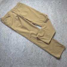 Lululemon ABC 5-Pocket Pants Men 38 x 34 Beige Dark Classic *Warpstreme LM5968S picture