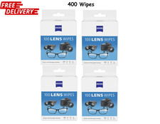 ZEISS Gentle and Thorough Cleaning Eyeglass Lens Cleaner Wipes, 100 Count 4 PACK picture