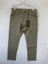 Western Rise Diversion Pants 31x32/34 Men’s Performance Stretch Green NWT picture