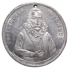 1892-CHICAGO COLUMBIAN EXPO, E-228. WM 31mm, CHRISTOPHER COLUMBUS picture