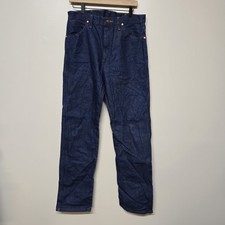 Vintage Wrangler Jeans Mens 32x33 Blue 13MWZ Straight Denim Pants Western Work picture