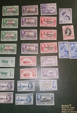 Falkland Islands & Dependencies Stamp Lot - 28 Mint Lightly Hinged (MLH) KGVI picture