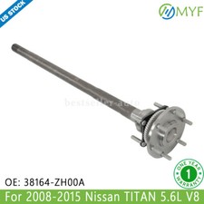 Rear Axle Shaft Left 38164-ZH00A For Nissan Titan w/bearing w/locking off road picture
