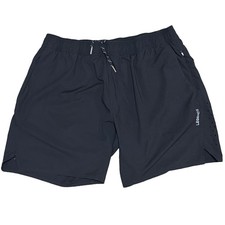 Legends Men’s Black 32-38x8 Unlined Athletic Shorts Pockets Stretch Drawstring picture
