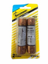 2 Pack Cooper Bussmann 60A General Purpose Fuse Class K5 NON-60 picture