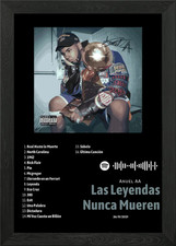 Anuel AA - Las Leyendas Nunca Muere Framed Wall Art Poster Canvas Print Picture picture