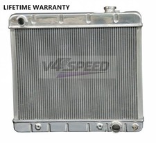 Polished KKS Aluminum Radiator Fit 61-66 Pontiac Old Cars Many GM Models 3 Rows picture