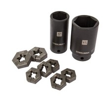 Steelman 9-Piece Split Die Wheel Stud Repair/Rethreading Kit, Indexing Pins, ... picture