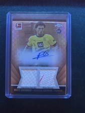 Paris Brunner 2023-24 Topps Chrome Bundesliga /40 AUTO Dual Match Ball Relic RC picture