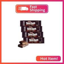 Arnott's Tim Tam Chocolatey Cookies 7 oz (200 Grams), Dark Chocolate Flavour, Pa picture