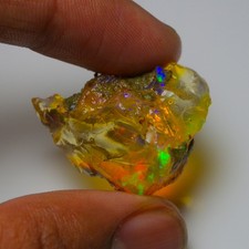 Large Opal Rough 30.70 Carat Natural Ethiopian Oil Opal Raw, Fire Opal Gemstone picture