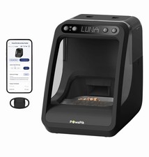 PawsPik Automatic Microchip RFID Cat Dog Feeder 16 Cup Black App PSPK-MCF001 picture