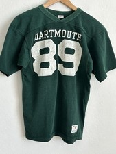 VTG Dartmouth Shirt Men’s Green Medium Short Sleeve Pull Over #89 Champion READ picture