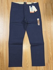 Dockers Men's Slim Fit Ultimate Chino Pants Dark Blue Smart 360 Flex 36x32 NWT picture