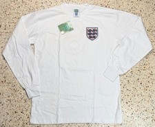 Score Draw Official Retro England 1966 World Cup Finals Home Jersey Size Large picture