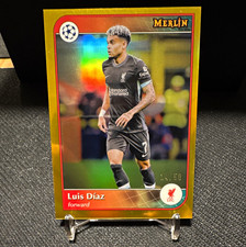2024-25 Topps Merlin - Luis Diaz #188 Liverpool FC /50 Gold Refractor picture