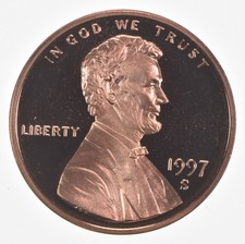 1997-S Lincoln Memorial Cent Proof picture