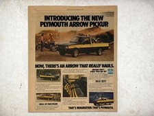 Original 1978 Plymouth Arrow Pickup Advertisement | Rolling Stone Magazine Ad picture