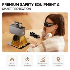 Monport 6W Diode Laser Marking Machine Electric Lifting Laser Engraver Handheld picture