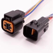 4-PIN Electrical connector. Female + Male. No Waterproof. picture
