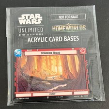 *NEW* Star Wars Unlimited: Homeworlds Acrylic Card Base - Dendroid Wilds picture