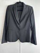Theory Women’s Black Single-breasted Nichelle 2 Sevona Blazer, US Size 6 picture