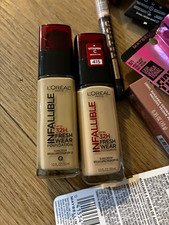 Assorted Mixed Makeup Lot L'Oréal Infallible Fresh Wear + Maybelline picture