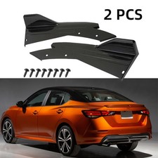 For Nissan Sentra Rear Diffuser Bumper Splitter Spoiler Lip Kit Glossy Black picture